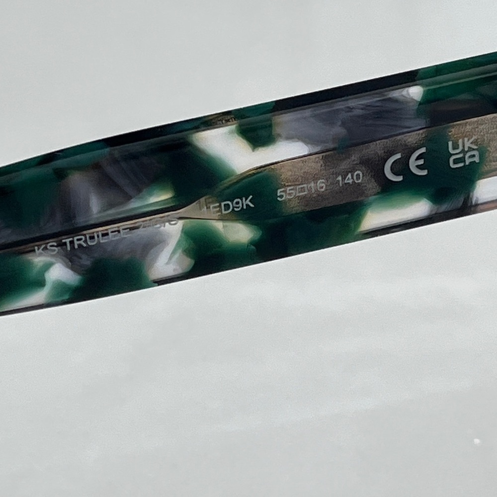 Kate Spade Trulee Sunglasses. Green, Square Frames, UV400. - Picture 9 of 15